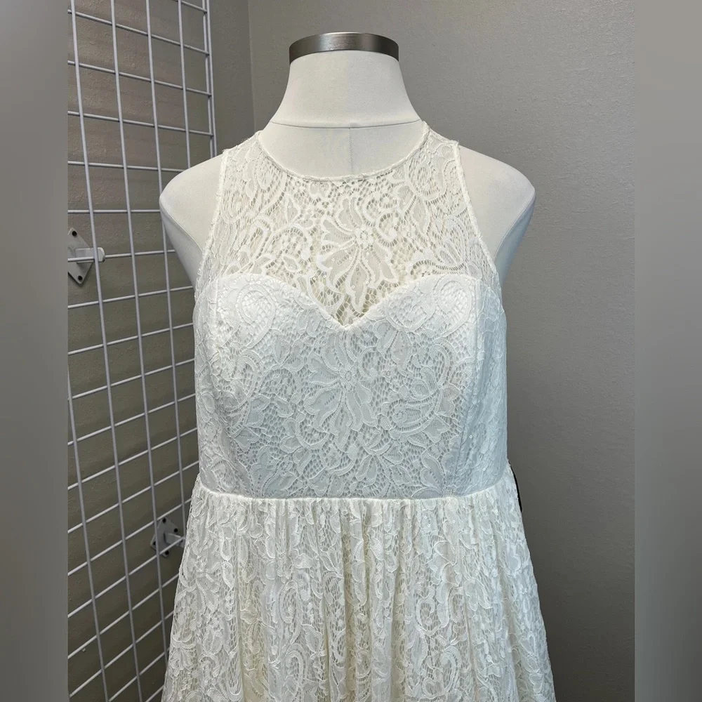 Torrid Ivory Lace & Sequin Wedding Dress - New - Size 18
